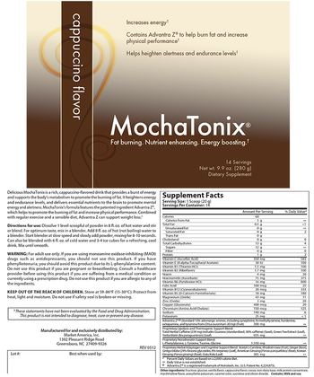 Market America MochaTonix Cappuccino Flavor - supplement