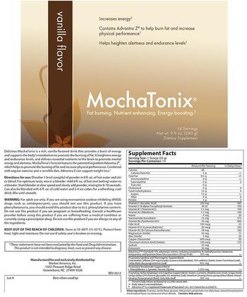 Market America MochaTonix Vanilla Flavor - supplement
