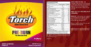 Market America Torch Pre-Burn Pre-Workout Drink Wildberry - supplement