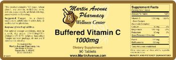 Martin Avenue Pharmacy Buffered Vitamin C 1000mg - supplement