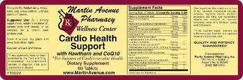 Martin Avenue Pharmacy Cardio Health Support With Hawthorn And CoQ10 - supplement