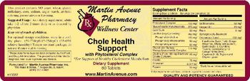 Martin Avenue Pharmacy Chole Health Support With Phytosterol Complex - supplement