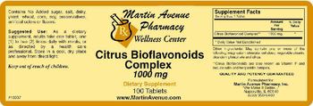 Martin Avenue Pharmacy Citrus Bioflavonoids Complex 1000 mg - supplement