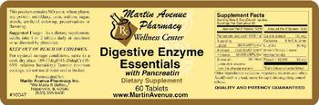 Martin Avenue Pharmacy Digestive Enzyme Essentials With Pancreatin - supplement