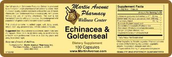 Martin Avenue Pharmacy Echinacea & Goldenseal - supplement