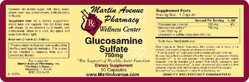 Martin Avenue Pharmacy Glucosamine Sulfate 750mg - supplement