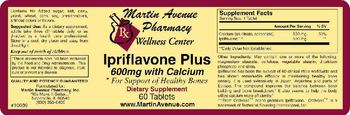 Martin Avenue Pharmacy Ipriflavone Plus 600 mg With Calcium - supplement