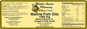 Martin Avenue Pharmacy Marine Fish Oils 1000 mg - supplement
