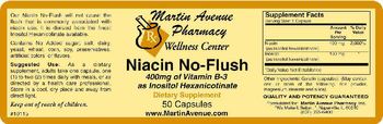 Martin Avenue Pharmacy Niacin No-Flush 400 mg - supplement