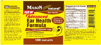 Mason Natural Advanced Ear Health Formula - supplement