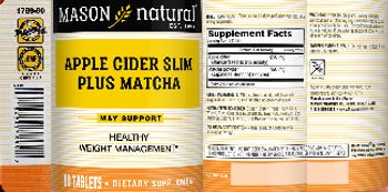 Mason Natural Apple Cider Slim plus Matcha - supplement