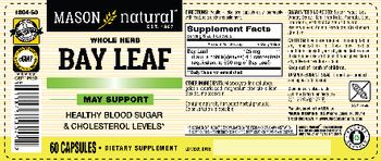 Mason Natural Bay Leaf - supplement