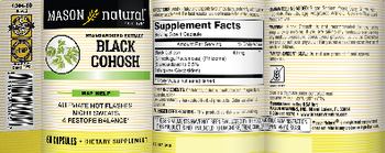 Mason Natural Black Cohosh - supplement