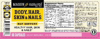 Mason Natural Body, Hair, Skin & Nails - supplement