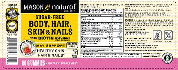 Mason Natural Body, Hair, Skin, & Nails Strawberry Coconut Flavors - supplement