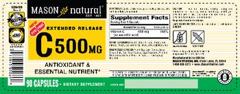 Mason Natural C 500 mg - supplement