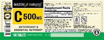 Mason Natural C 500 mg - supplement