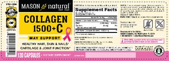Mason Natural Collagen 1500 + C - supplement