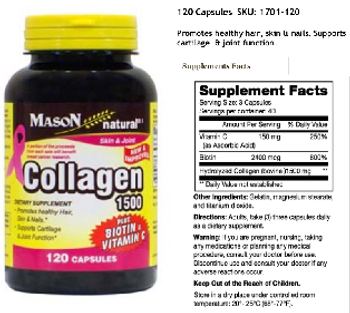 Mason Natural Collagen 1500 - supplement