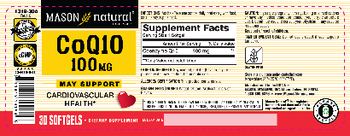 Mason Natural CoQ10 100 mg - supplement