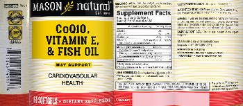 Mason Natural CoQ10, Vitamin E, & Fish Oil - supplement