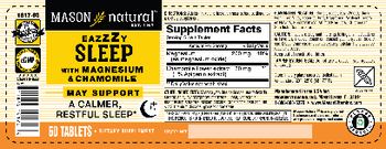 Mason Natural Eazzzy Sleep with Magnesium & Chamomile - supplement