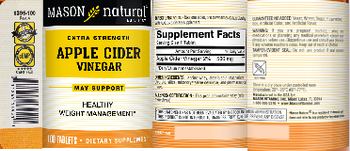 Mason Natural Extra Strength Apple Cider Vinegar - supplement