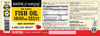 Mason Natural Fish Oil 1000 mg - supplement