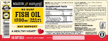 Mason Natural Fish Oil 1200 MG - supplement
