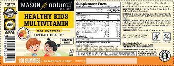 Mason Natural Healthy Kids Multivitamin - supplement