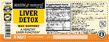 Mason Natural Liver Detox - supplement