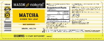 Mason Natural Matcha Green Tea Leaf - supplement