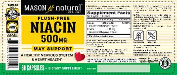 Mason Natural Niacin 500 mg - supplement