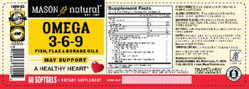 Mason Natural Omega-3-6-9 - supplement