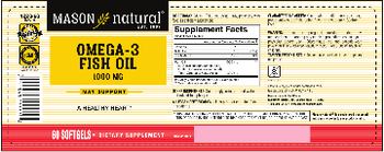 Mason Natural Omega-3 Fish Oil 1000 mg - supplement