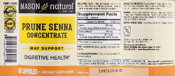 Mason Natural Prune Senna Concentrate - supplement