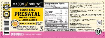 Mason Natural Sugar-Free Prenatal Multivitamin with DHA & Zinc - supplement