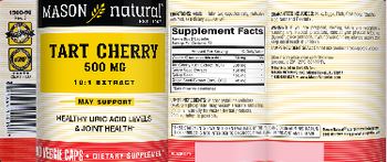 Mason Natural Tart Cherry 500 mg - supplement