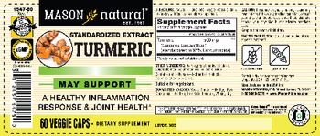Mason Natural Turmeric - supplement