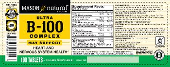 Mason Natural Ultra B-100 Complex - supplement