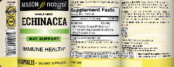 Mason Natural Whole Herb Echinacea - supplement