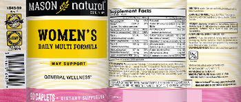 Mason Natural Women's Daily Multi Formula - supplement