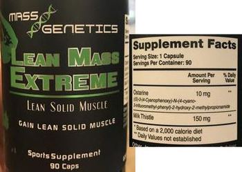 Mass Genetics Lean Mass Extreme - sports supplement