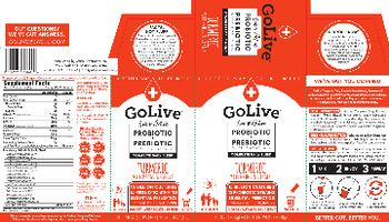 Mass Probiotics GoLive Probiotic + Prebiotic Turmeric with Mango & Ginger - probiotic prebiotic supplement mix