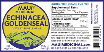 Maui Medicinal Echinacea Goldenseal - supplement
