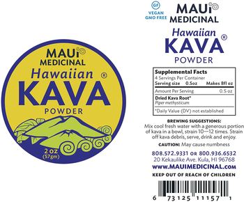 Maui Medicinal Hawaiian Kava Powder - supplement