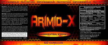 Max Drive Nutrition Arimid-X - supplement