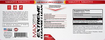 Max Drive Nutrition Extreme Cleanse & Lean - supplement