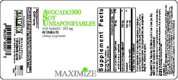 Maximize Avocado300 Soy Unsaponifiables with SierraSil - 600 mg - supplement