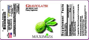 Maximum Graviola750 - supplement